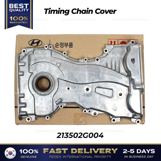 Genuine Timing Chain Cover 213502G004 for Hyundai Santa Fe