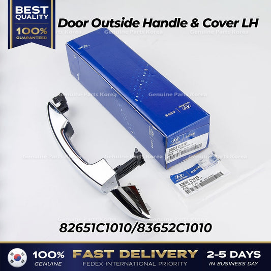 Genuine Door Outside Handle & Cover LH 82651C1010 for Hyundai Sonata