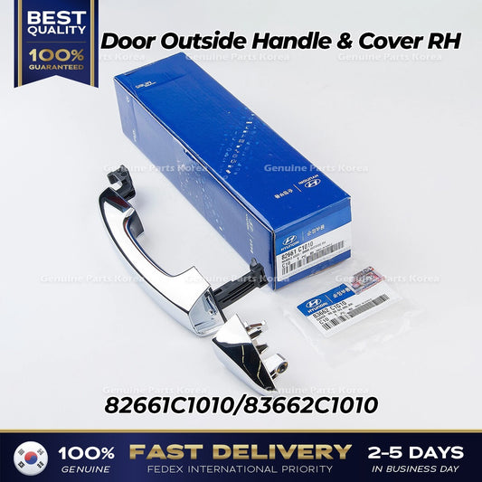 Genuine Door Outside Handle & Cover RH 82661C1010 for Hyundai Sonata