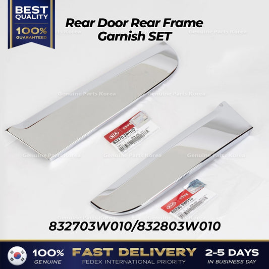 Genuine Rear Door Rear Frame Garnish SET 832703W010 832803W010 for Sportage