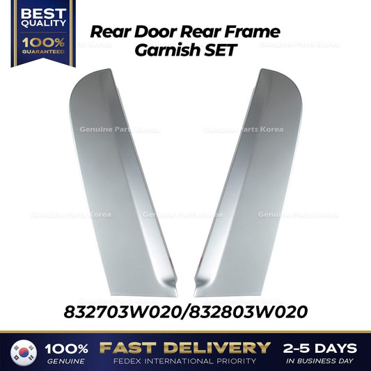Genuine Rear Door Rear Frame Garnish SET 832703W020 832803W020 for Sportage