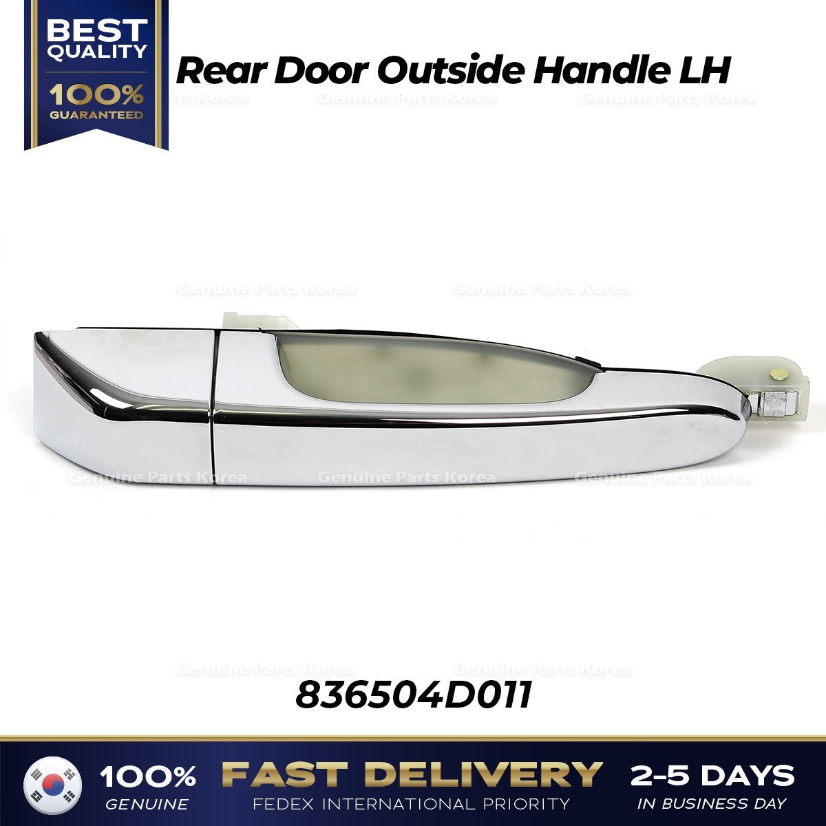 Genuine Rear Door Outside Handle LH 836504D011 for Kia Sedona