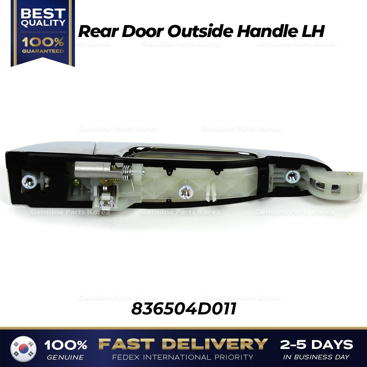 Genuine Rear Door Outside Handle LH 836504D011 for Kia Sedona