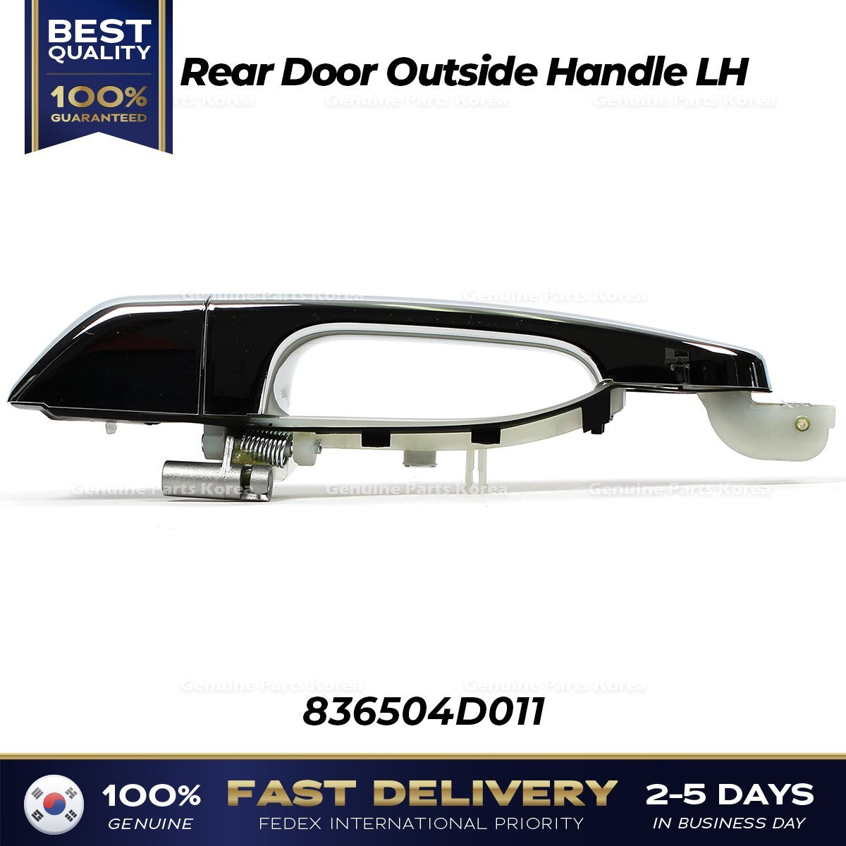 Genuine Rear Door Outside Handle LH 836504D011 for Kia Sedona