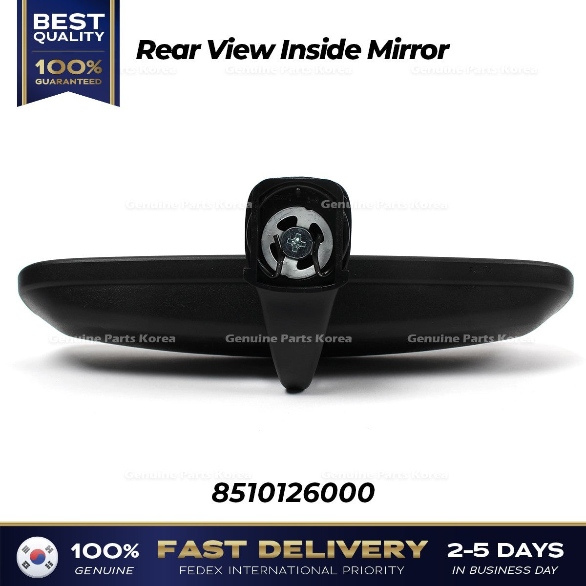 Genuine Rear View Inside Mirror 8510126000 for Hyundai Azera Kia Borrego