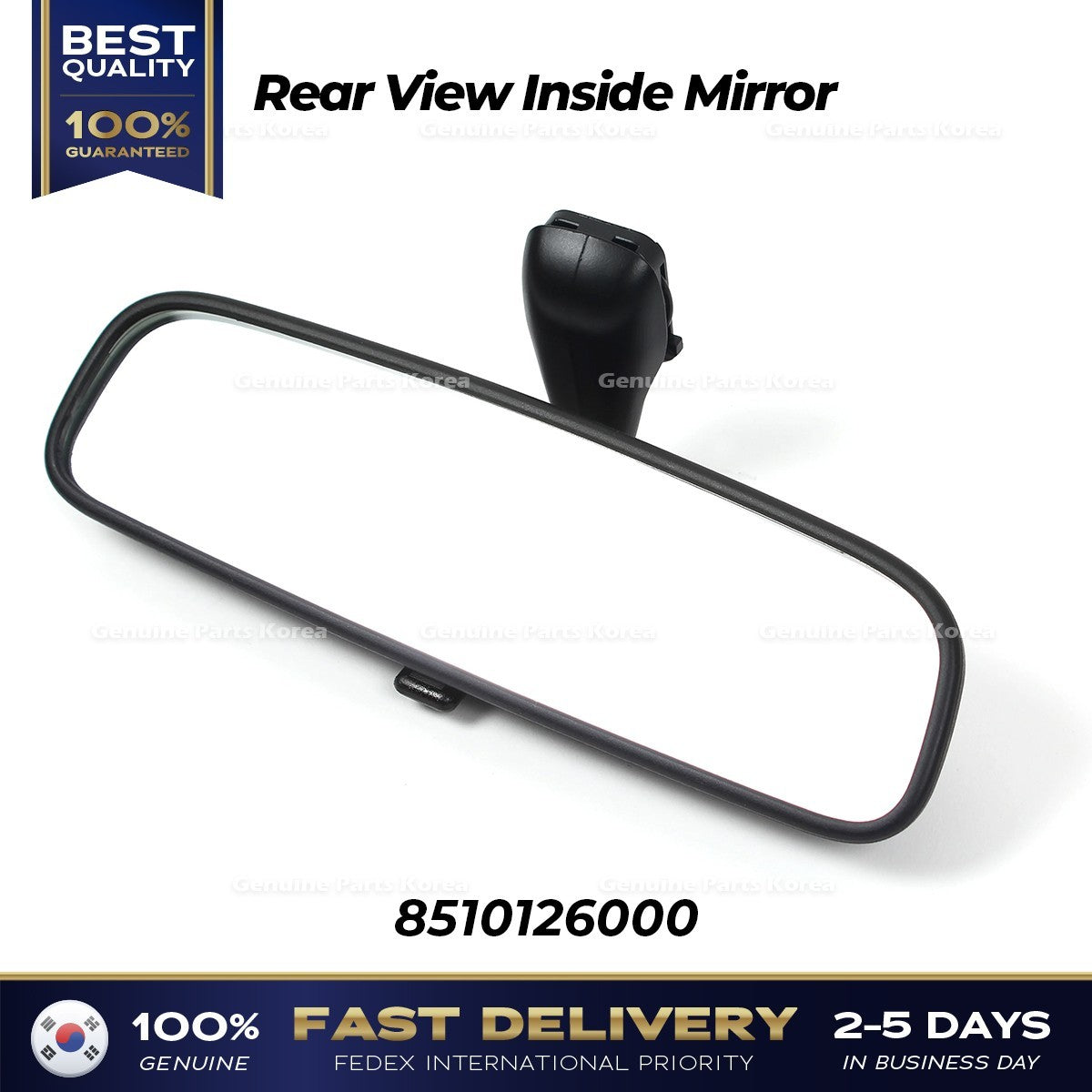 Genuine Rear View Inside Mirror 8510126000 for Hyundai Azera Kia Borrego