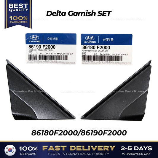Genuine Delta Garnish SET 86180F2000 86190F2000 for Hyundai Elantra