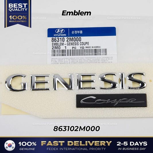 Genuine Emblem 863102M000 for Hyundai Genesis Coupe