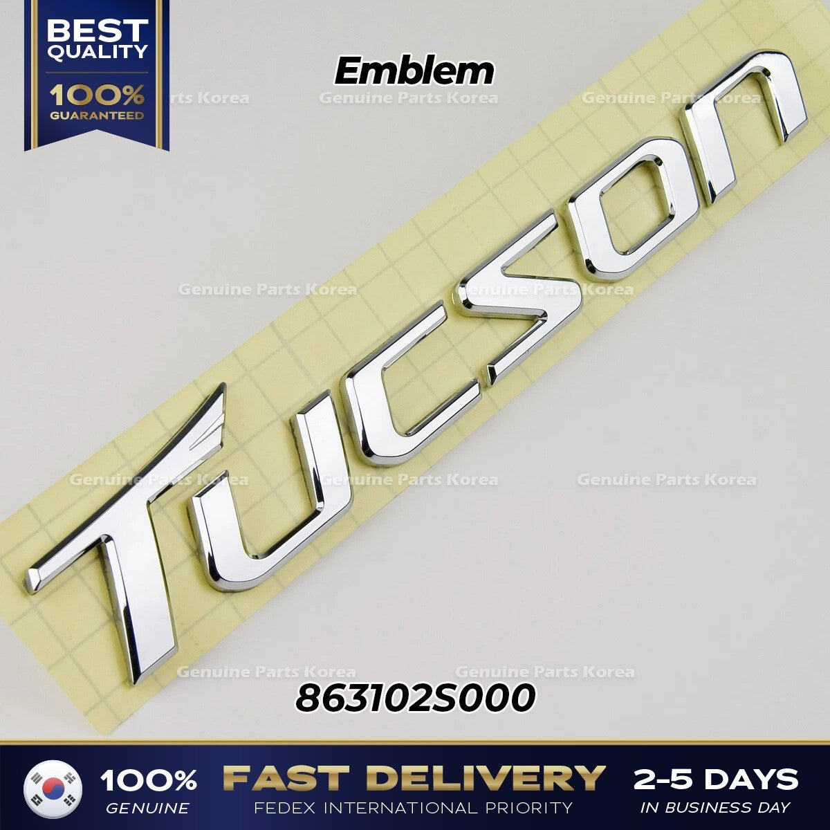 Genuine Emblem 863102S000 for Hyundai Tucson