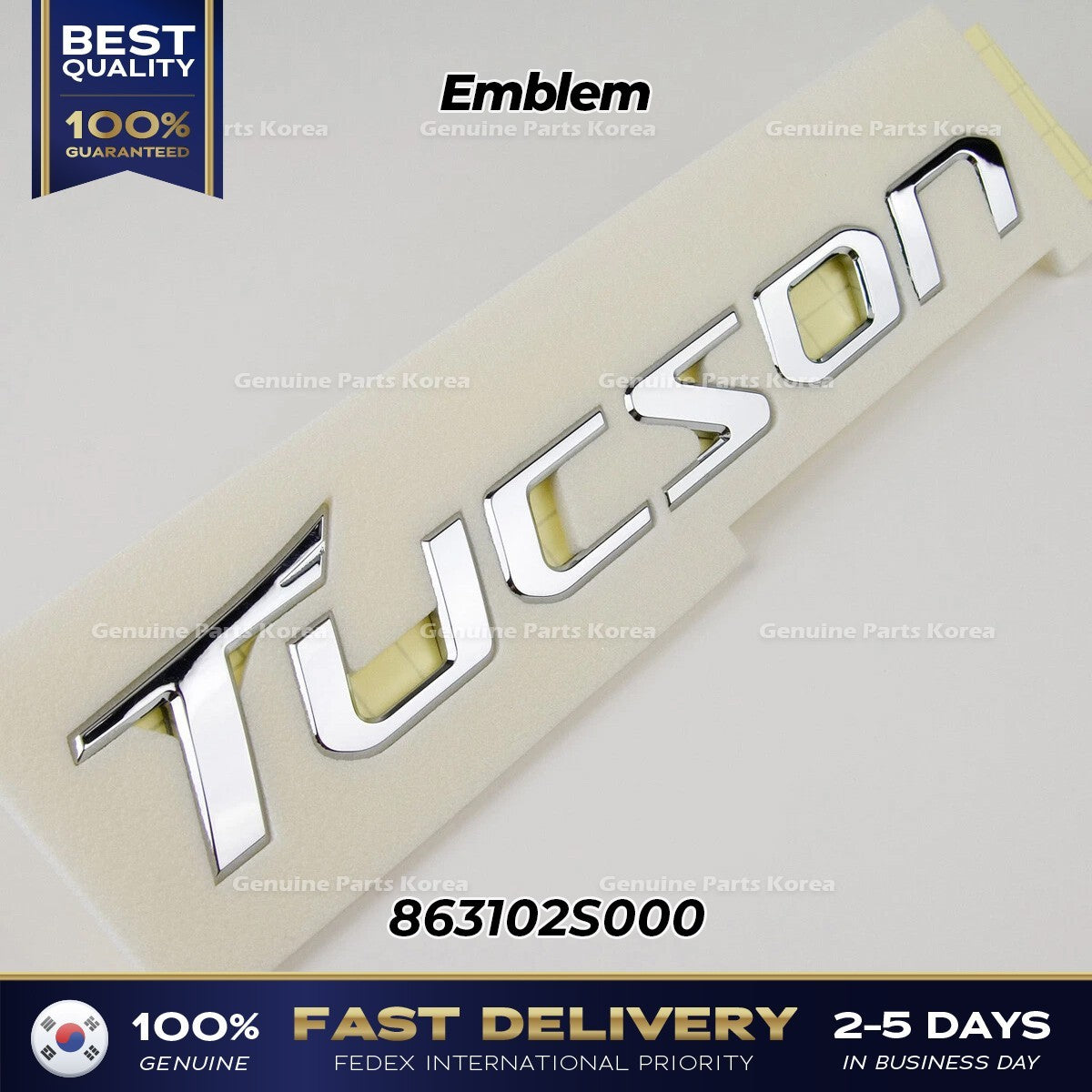 Genuine Emblem 863102S000 for Hyundai Tucson