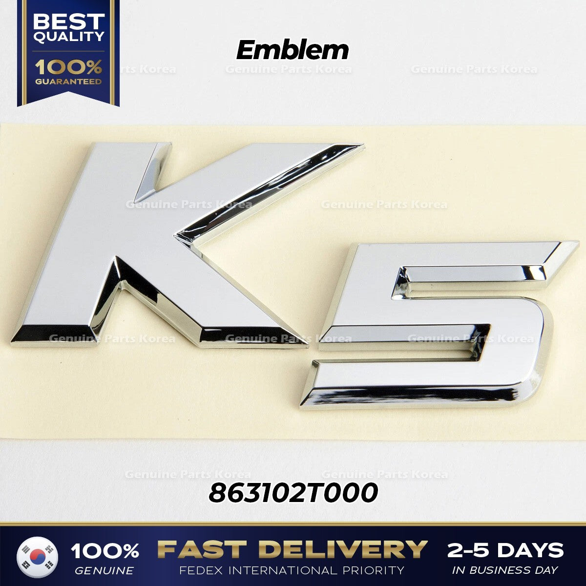 Genuine Emblem 863102T000 for Kia K5