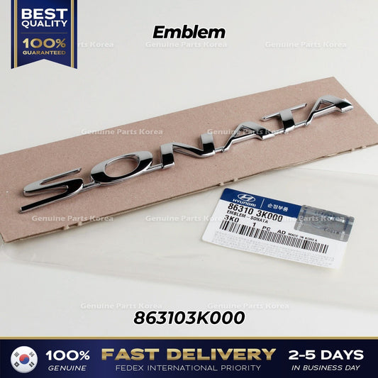 Genuine Emblem 863103K000 for Hyundai Sonata