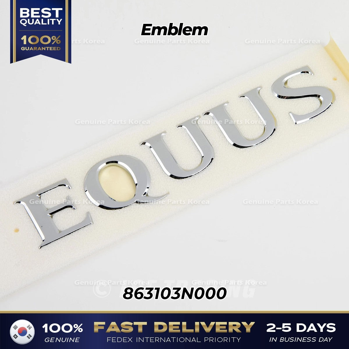 Genuine Emblem 863103N000 for Hyundai Equus