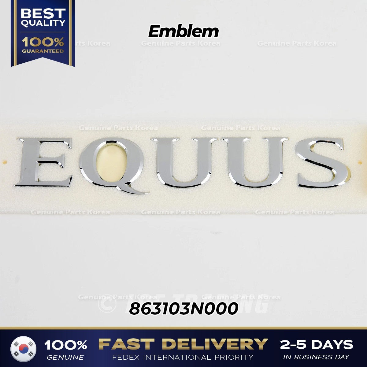 Genuine Emblem 863103N000 for Hyundai Equus