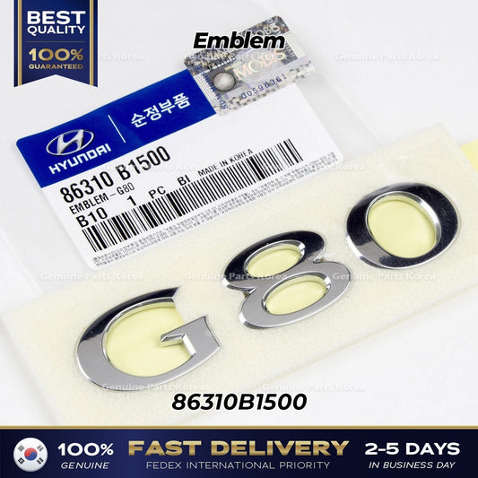 Genuine Emblem 86310B1500 for Hyundai Genesis G80