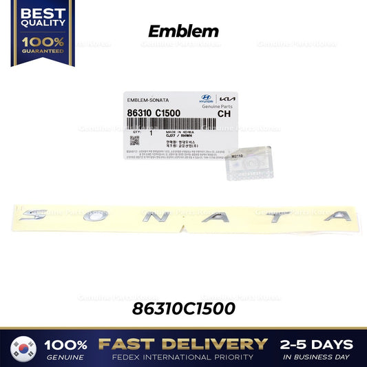Genuine Emblem 86310C1500 for Hyundai Sonata