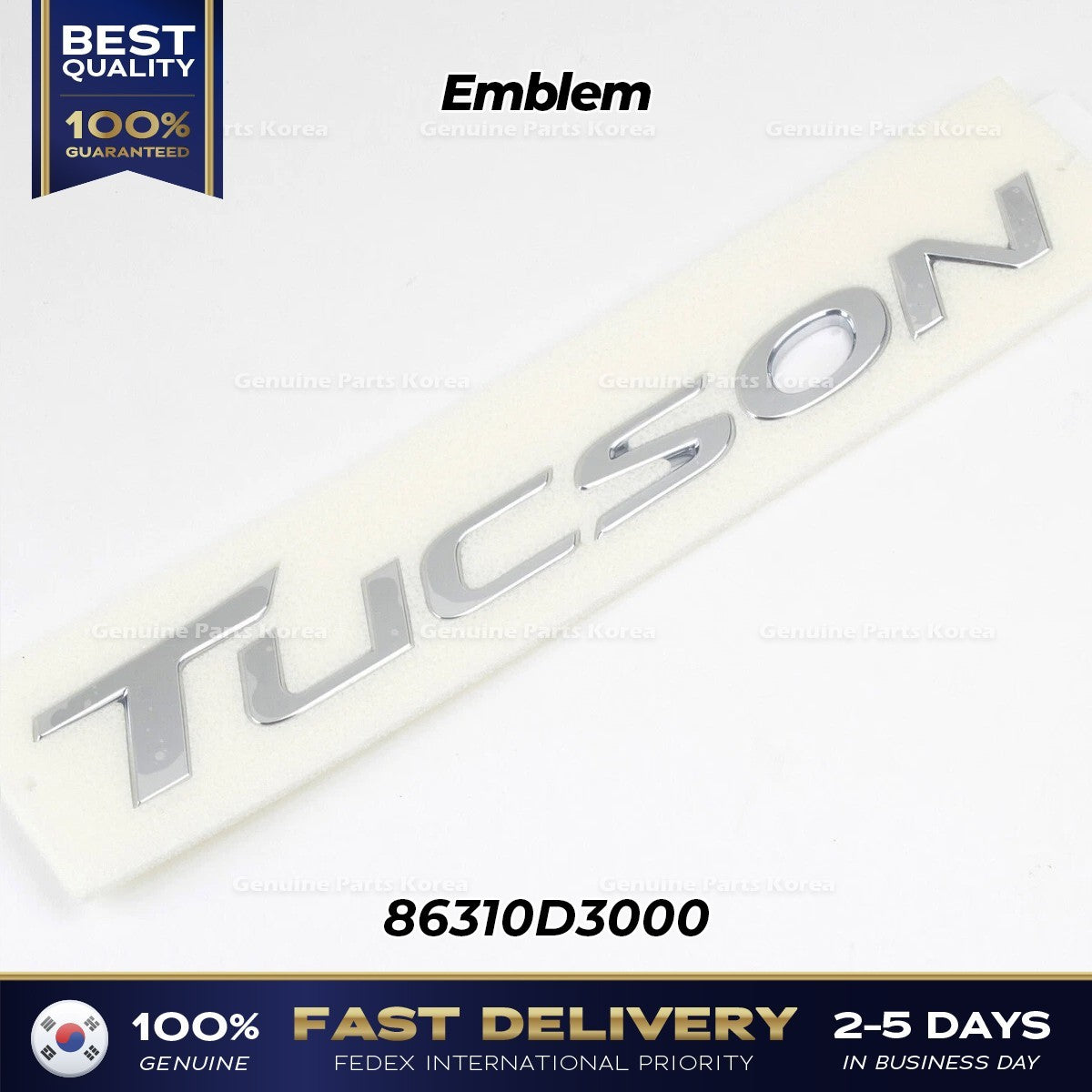 Genuine Emblem 86310D3000 for Hyundai Tucson