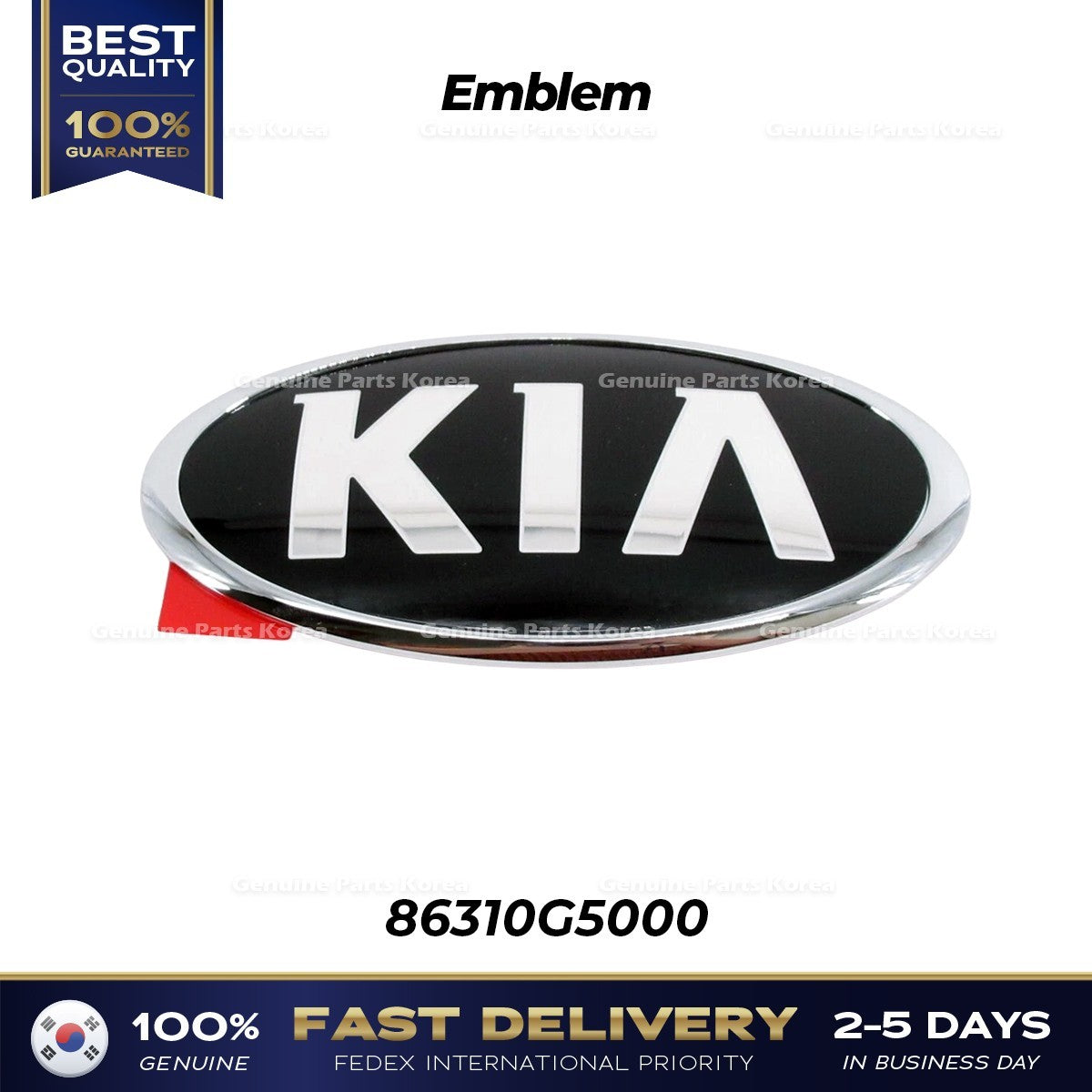 Genuine Emblem 86310G5000 for Kia Niro