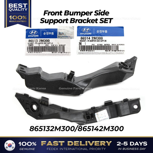 Genuine Front Bumper Side Support Bracket SET for Hyundai Genesis Coupe