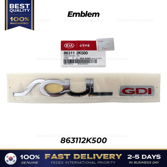 Genuine Emblem 863112K500 for Kia Soul