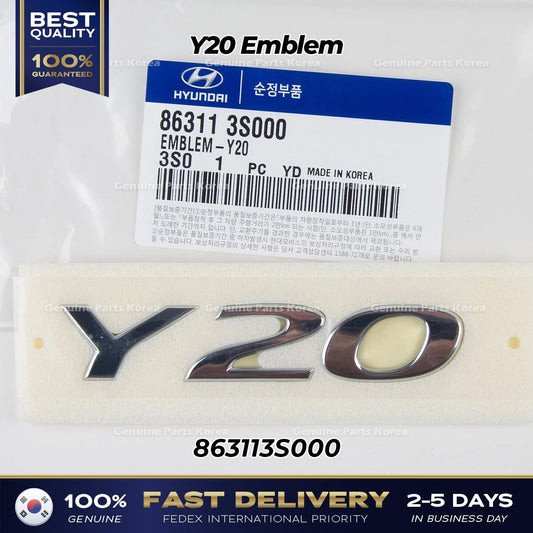 Genuine Y20 Emblem 863113S000 for Hyundai Sonata