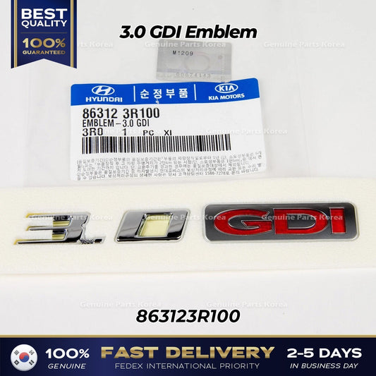 Genuine 3.0 GDI Emblem 863123R100 for Kia Cadenza
