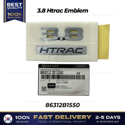 Genuine 3.8 Htrac Emblem 86312B1550 for Hyundai Genesis
