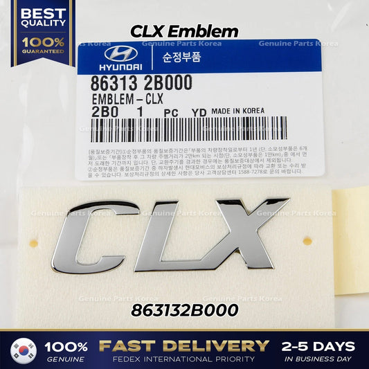 Genuine CLX Emblem 863132B000 for Hyundai Santa Fe