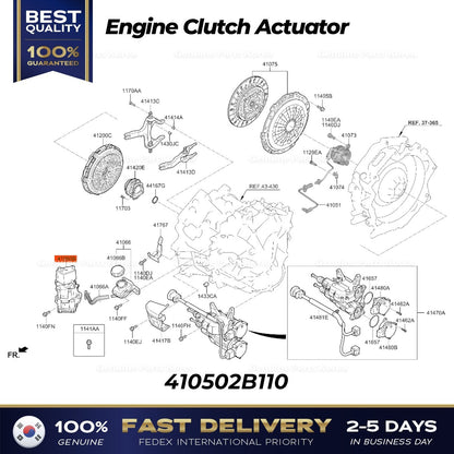 Genuine Engine Clutch Actuator 410502B110 for Hyundai Elantra