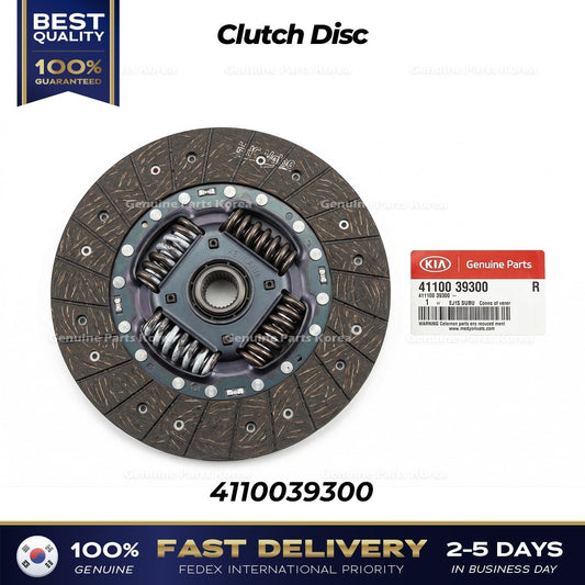 Genuine Clutch Disc 4110039300 for Hyundai Tucson