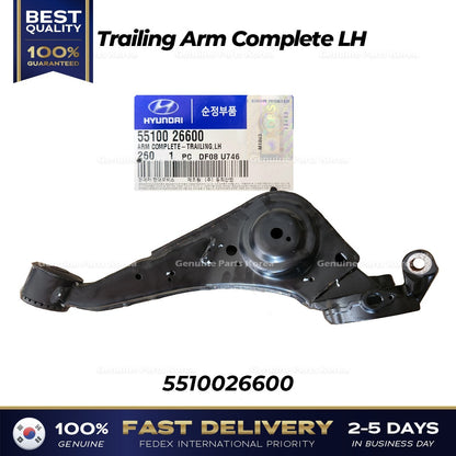 Genuine Trailing Arm Complete LH 5510026600 for Hyundai Santa Fe