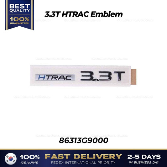 Genuine 3.3T HTRAC Emblem 86313G9000 for Hyundai Genesis G70