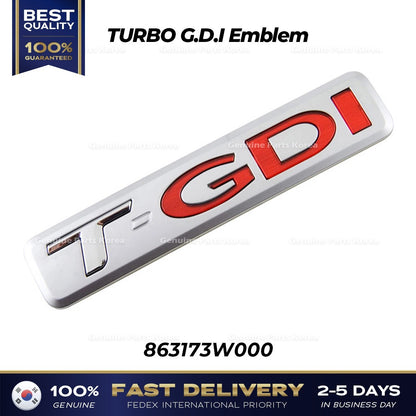 Genuine TURBO G.D.I Emblem 863173W000 for Kia Sportage