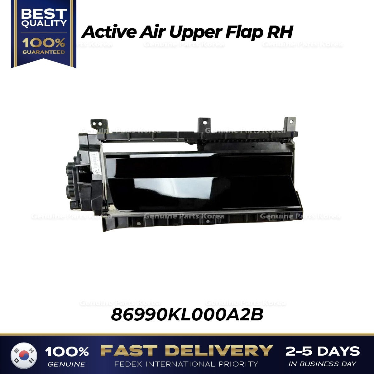 Genuine Active Air Upper Flap RH 86990KL000A2B for Hyundai Ioniq 6