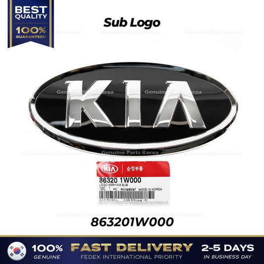 Genuine Sub Logo 863201W000 for Kia Rio