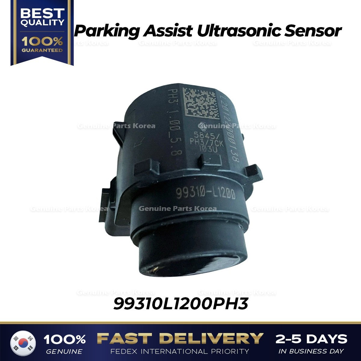Genuine Parking Assist Ultrasonic Sensor 99310L1200PH3 for Hyundai Genesis G80