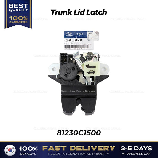 Genuine Trunk Lid Latch 81230C1500 for Hyundai Sonata