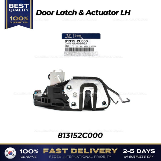 Genuine Door Latch & Actuator LH 813152C000 for Hyundai Tiburon