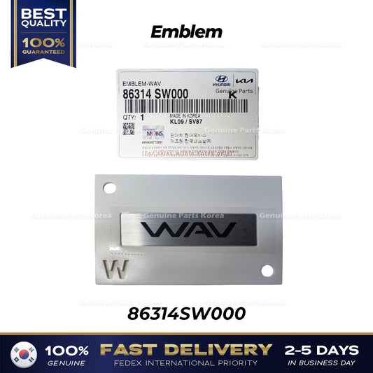 Genuine Emblem 86314SW000 for Kia PV5