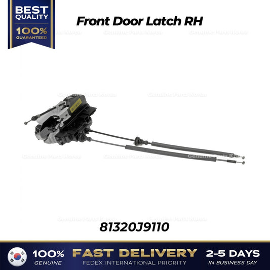 Genuine Front Door Latch RH 81320J9110 for Hyundai Kona