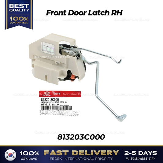 Genuine Front Door Latch RH 813203C000 for Kia Optima