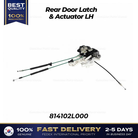 Genuine Rear Door Latch & Actuator LH 814102L000 for Hyundai i30