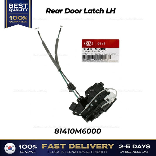 Genuine Rear Door Latch LH 81410M6000 for Kia Forte