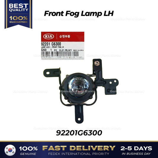 Genuine Front Fog Lamp LH 92201G6300 for Kia Picanto
