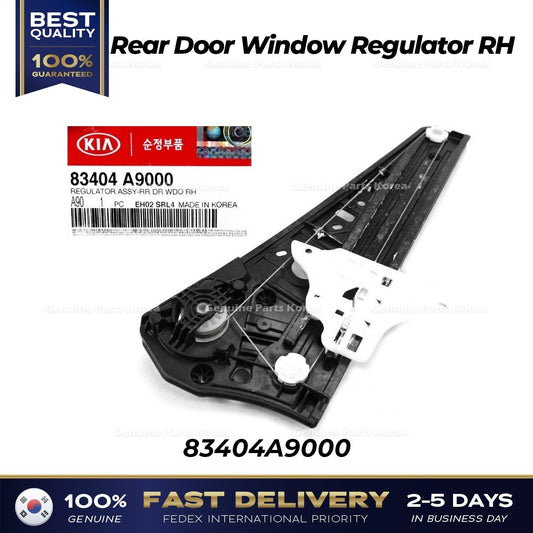 Genuine Rear Door Window Regulator RH 83404A9000 for Kia Sedona