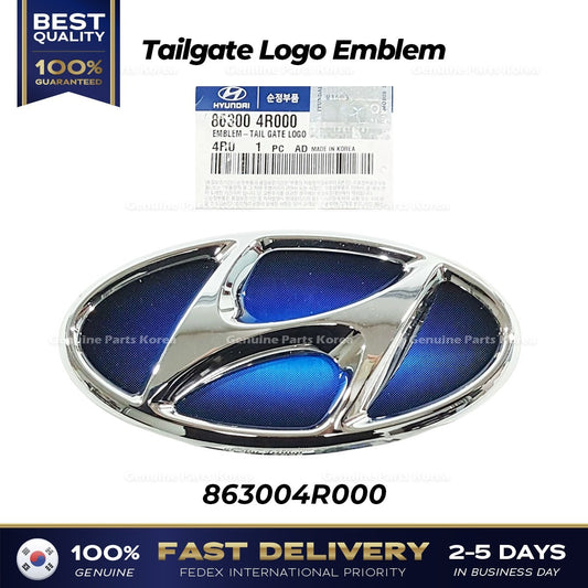 Genuine Tailgate Logo Emblem 863004R000 for Hyundai Sonata Hybrid