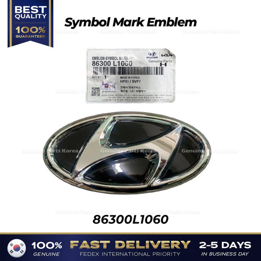 Genuine Symbol Mark Emblem 86300L1060 for Hyundai Sonata