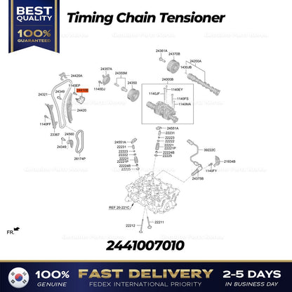 Genuine Timing Chain Tensioner 2441007010 for Kia Spectra