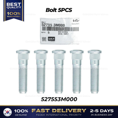 Genuine Bolt 5PCS 527553M000 for Hyundai Genesis G70 G90 Kia EV6