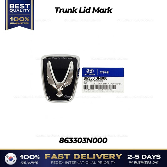 Genuine Trunk Lid Mark 863303N000 for Hyundai Equus